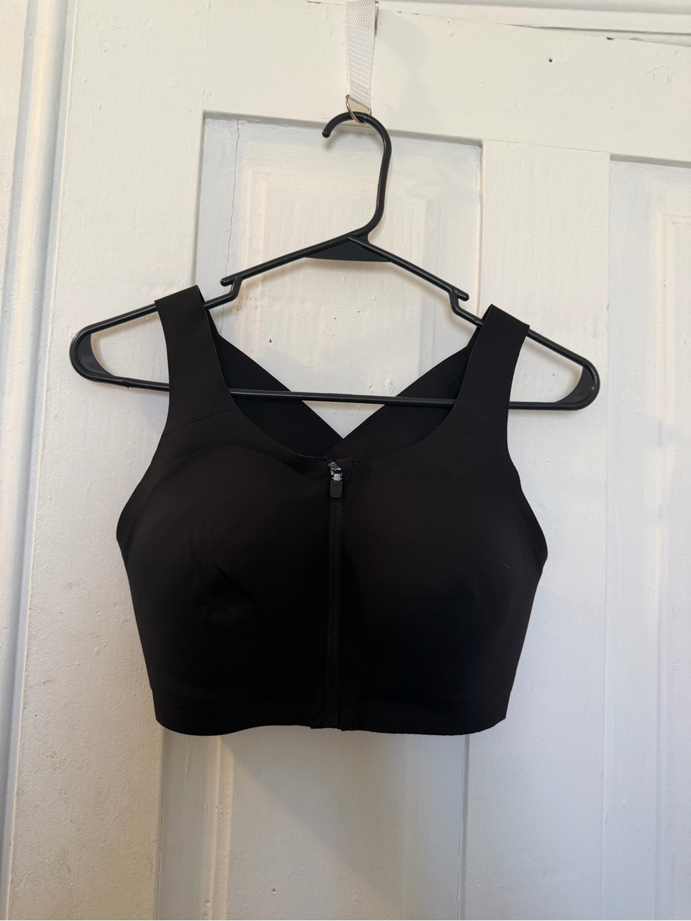 lululemon Enlite Bra - Black Front-Zip High Support Sports Bra